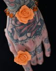 Rose-rannekoru-sormus setti
