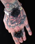 Rose-rannekoru-sormus setti